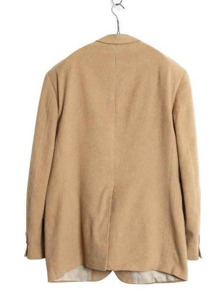 80s USA製 チャップス ラルフローレン テーラード ジャケット メンズ XL 程 古着 オールド ポロ キャメル ヘアー ブレザー 大きいサイズ 茶