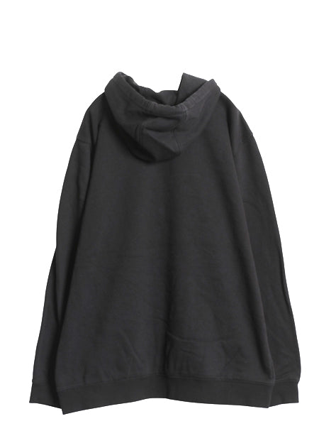 カーハート スウェット フード パーカー メンズ XL / 古着 トレーナー ミドルウェイト プルオーバー 裏起毛 ワンポイント 大きいサイズ 黒