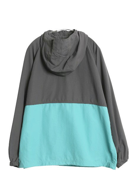 エルエルビーン ナイロン アノラック パーカー ジャケット レディース L プルオーバー ハーフジップ マンパ パッカブル ツートン シンプル