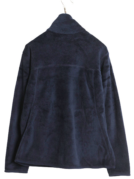 パタゴニア リツール スナップT プルオーバー ジャケット レディース L / 古着 16年製 フリース アウトドア ブルゾン ハイネック ネイビー