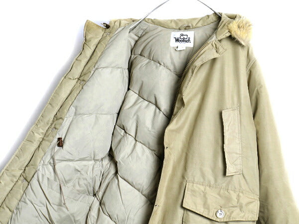 70's USA製 Woolrich ウールリッチ アークティック パーカー グース ダウン ジャケット (M)