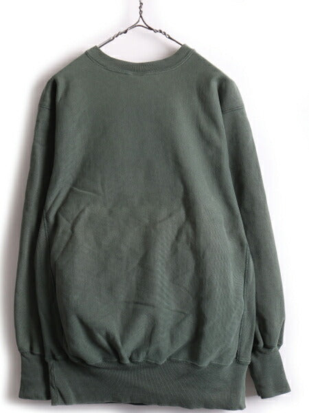 90's USA製 大きいサイズ XL ★ Champion チャンピオン リバースウィーブ ビッグ ロゴ刺繍 スウェット トレーナー ( メンズ ) 古着 90年代