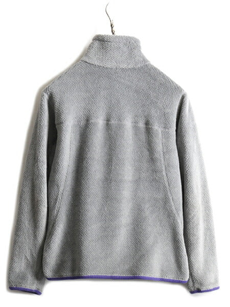 希少サイズ S ■ 15年製 パタゴニア リツール スナップT プルオーバー ジャケット レディース / Patagonia フリース ボア ブルゾン グレー