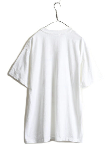 90s ★ アニマル トカゲ アート イラスト プリント Tシャツ メンズ XL / 90年代 オールド 動物 HANES シングルステッチ ヘビーウェイト 白
