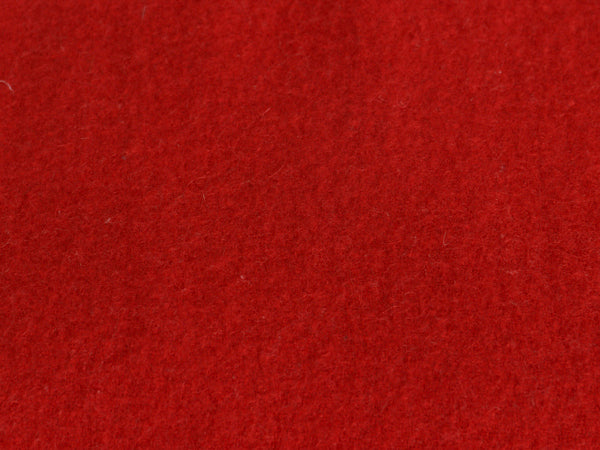 イタリア製 イヴサンローラン フリンジ付き マフラー メンズ レディース / ヴィンテージ ウール カシミヤ ワンポイント シンプル 防寒 赤