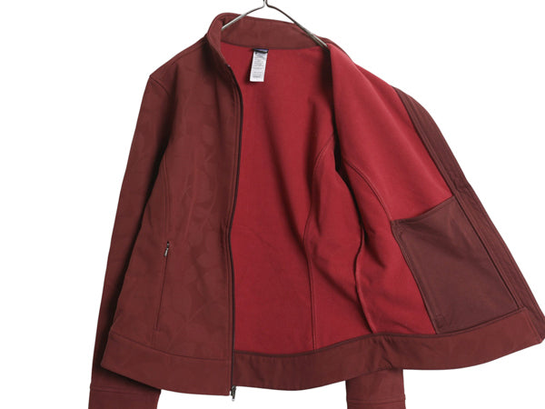 パタゴニア デミタス ジャケット レディース L / 古着 11年製 総柄 ソフトシェル ストレッチ フルジップ フリース ライナー付き ジャンパー