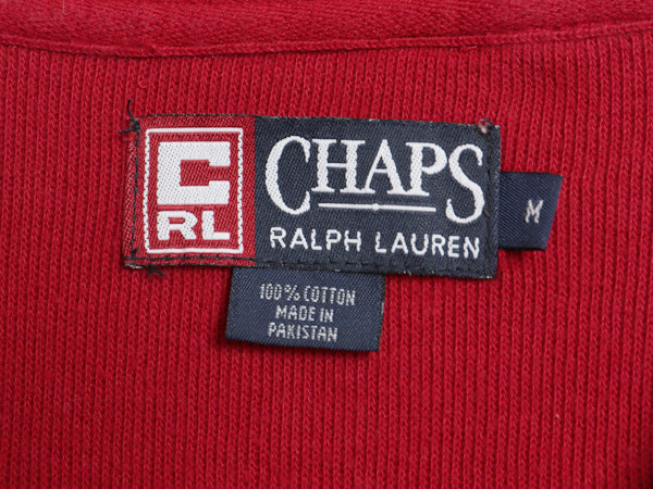 00s チャップス ラルフローレン ヘンリーネック 長袖 Tシャツ メンズ M オールド ポロ ロンT 長袖Tシャツ ヘビーウェイト ニット ゆったり