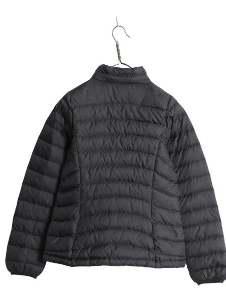パタゴニア ダウン セーター キッズ XL レディース S 程/ 古着 16年製 キルティング ナイロン ジャケット 600フィル ブルゾン アウター 黒