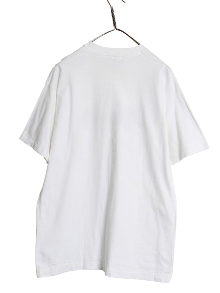 80s 企業 カウボーイ イラスト プリント Tシャツ メンズ L / ヴィンテージ 当時物 グラフィック ヘビーウェイト シングルステッチ ホワイト