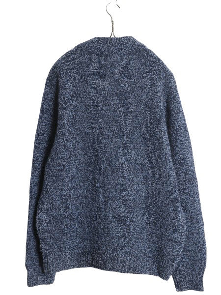 エルエルビーン ヘンリーネック ニット セーター メンズ L / アウトドア ラム ウール モックネック 長袖ニット プルオーバー 無地 シンプル