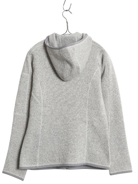 パタゴニア ベターセーター フーディ レディース S / 12年製 アウトドア 裏起毛 フリース パーカー フルジップ ジャケット 霜降り グレー