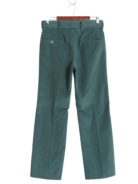 80s リーバイス パナテラ 細畝 コーデュロイ フレア パンツ 実寸 31 30 / 古着 ヴィンテージ ブーツカット スラックス ボトムス グリーン