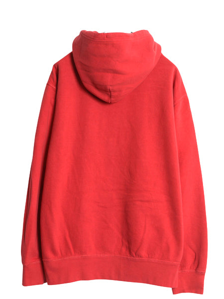 ポロ ラルフローレン スウェット フード パーカー メンズ XL プルオーバー 前V ヴィンテージ モデル 裏起毛 ワンポイント 大きいサイズ 赤