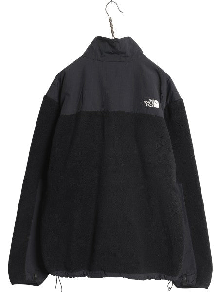 ノースフェイス デナリ ジャケット メンズ L / アウトドア フリース ナイロン ブルゾン ハイネック フルジップ アウター ブラック シンプル