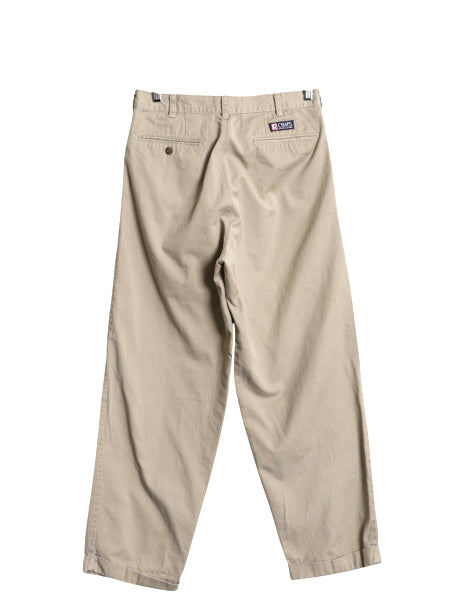 90s チャップス ラルフローレン コットン チノ パンツ メンズ 32 30 / オールド ポロ ストレート スラックス ツータック ボトムス チノパン