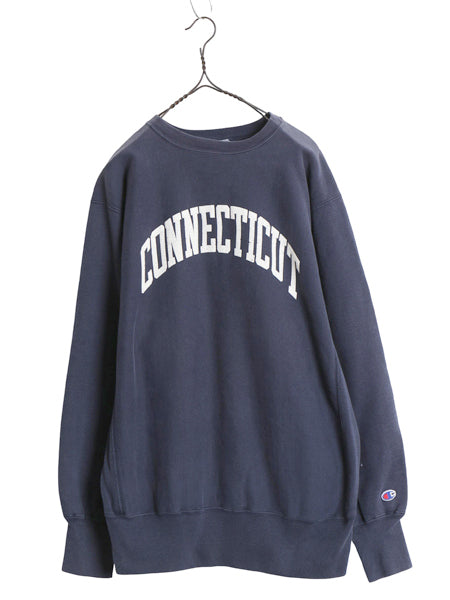 90s USA製 ☆ チャンピオン リバースウィーブ カレッジ プリント