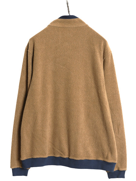 パタゴニア シアーリング ボタン フリース プルオーバー メンズ L / 21年製 ジャケット パイル アウトドア ブルゾン ジャンパー ツートン