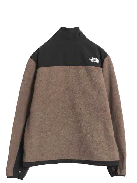 ノースフェイス デナリ ジャケット メンズ M / アウトドア フリース ナイロン ジャンパー フルジップ ブルゾン ハイネック ツートン 茶 黒