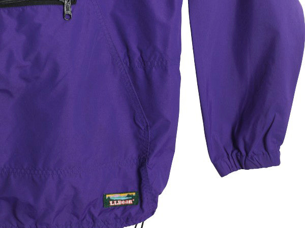 80s エルエルビーン ナイロン アノラック パーカー ジャケット メンズ XL 程 ヴィンテージ マンパ ハーフジップ プルオーバー 大きいサイズ