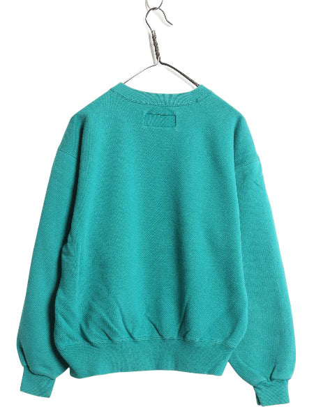 80s 90s USA製 エルエルビーン ラッセル 別注 無地 スウェット メンズ レディース М / 古着 ヴィンテージ トレーナー 前V 裏起毛 ブランク