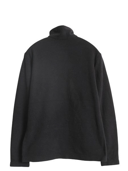 パタゴニア マイクロD ハーフジップ フリース プルオーバー レディース S 11年製 ロンT 長袖 Tシャツ ハイネック アウトドア 企業 ブラック