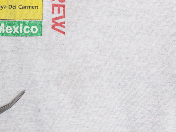 企業 両面 プリント 半袖 Tシャツ メンズ XL 程/ ヘビーウェイト コットン ネコ カットソー クルーネック ワンポイント 大きいサイズ 灰