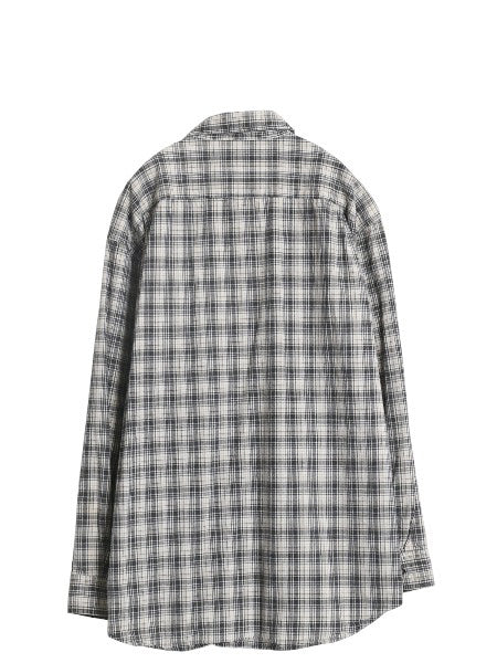 90s オールド ギャップ チェック 長袖 シャツ メンズ XL 長袖シャツ ヘビーウェイト コットン ポケット付き 黒 マルチカラー 大きいサイズ