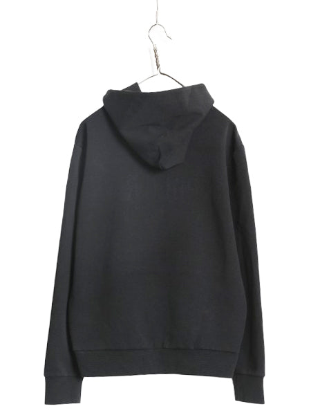 ポロ ラルフローレン ロゴ 刺繍 フード パーカー メンズ L / プルオーバー ストレッチ スムース ジャージ 素材 スウェット トレーナー 黒