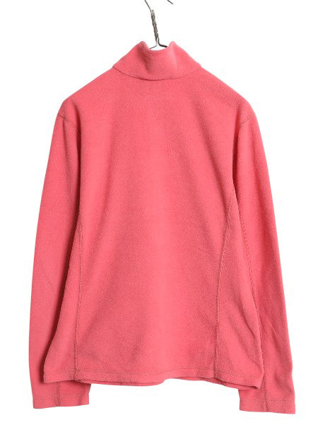 パタゴニア マイクロD ハーフジップ フリース プルオーバー レディース L 古着 15年製 アウトドア ロンT 長袖 Tシャツ ハイネック トップス