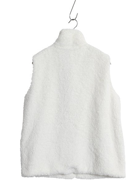 パタゴニア ロスガトス フリース ベスト レディース М / 24年製 ハイ パイル ボア 重ね着 フルジップ アウトドア ハイネック ワンポイント