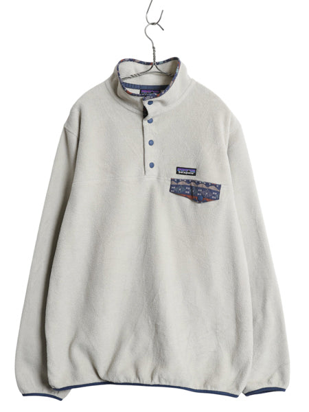 パタゴニア ライトウェイト シンチラ スナップT レディース XL メンズ L / 古着 18年製 総入り フリース プルオーバー ジャケット ブルゾン