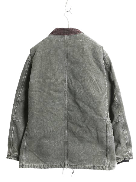 US企画 00s カーハート トラディショナル コート メンズ M / オールド ダック ジャケット 中綿 キルティング ライナー MOS モス グリーン