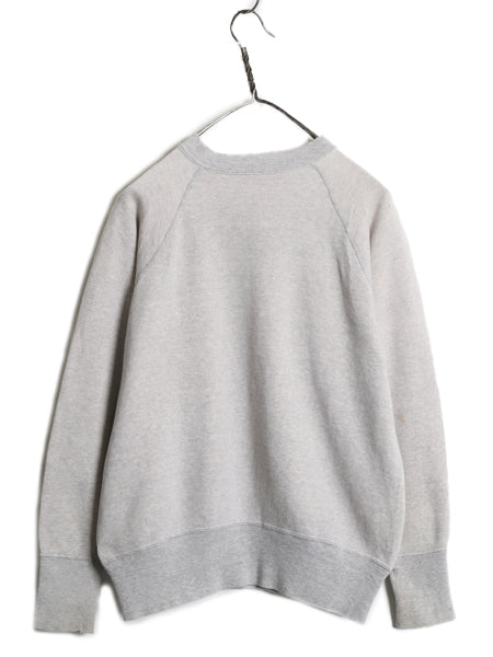 60s ★ ベートーベン プリント スウェット メンズ M 程/ THREE B's オリジナル ヴィンテージ 当時物 音楽家 偉人 ラグラン 大判 染込み 灰