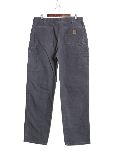 US企画 カーハート ウォッシュド ダック ペインター パンツ メンズ 36 34 ワーク ストレート ヘビーウェイト コットン ぺトロール ボトムス