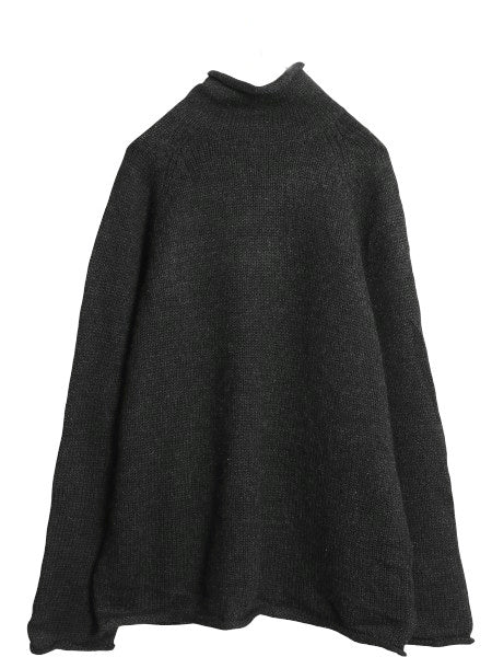 00s ジェイクルー ロールネック ウール ニット セーター メンズ L オールド ミドルゲージ リブ編み ハイネック 無地 旧タグ シンプル 濃灰