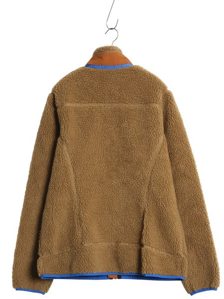 パタゴニア クラシック レトロX ジャケット レディース L メンズ M 程/ 古着 20年製 フルジップ アウトドア パイル フリース ジャンパー 茶