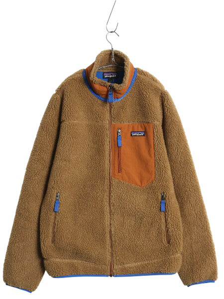 パタゴニア クラシック レトロX ジャケット レディース L メンズ M 程/ 古着 20年製 フルジップ アウトドア パイル フリース ジャンパー 茶