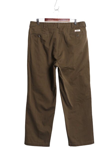 90s ポロ ラルフローレン コットン チノ パンツ 38 30 / オールド スラックス チノパン ストレート ツータック ポロチノ ボトムス シンプル