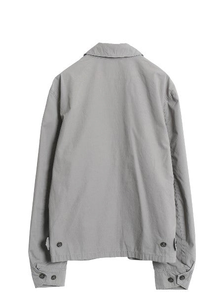 ポロ ラルフローレン スイングトップ ジャケット メンズ L / フルジップ ブルゾン コットン ポプリン ジャンパー ワンポイント シンプル 灰