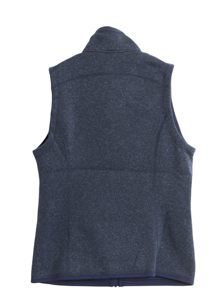 パタゴニア ベターセーター ベスト レディース S 古着 19年製 フリース セーター 前開き フルジップ アウトドア ハイネック 重ね着 企業 紺