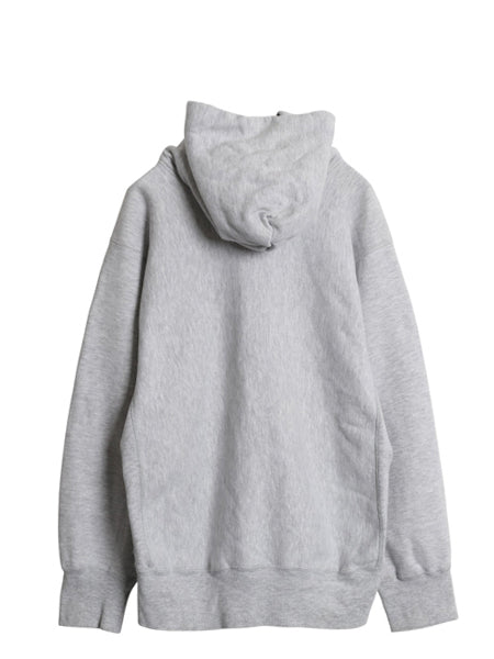 80s USA製 ★ チャンピオン リバースウィーブ プリント スウェット パーカー メンズ XL 古着 ヴィンテージ トレーナー 裏起毛 カレッジ 灰