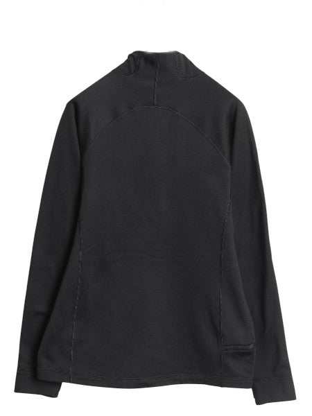 パタゴニア クロストレック ジャケット レディース M 古着 18年製 プルオーバー ストレッチ 裏 フリース ハーフジップ ロンT カットソー 黒