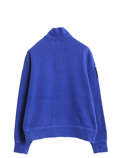 ビッグポニー ポロ ラルフローレン ハーフジップ コットン ニット スウェット メンズ M / トレーナー セーター ハイネック リブ編み ブルー