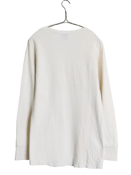 90s USA製 デュオフォールド 2レイヤー 長袖 Tシャツ メンズ M / オールド ロンT アンダーシャツ 無地 ストレッチ インナー カットソー 白