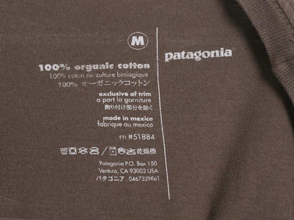 パタゴニア 両面 プリント 長袖 Tシャツ メンズ M アウトドア ロンT バックプリント フィッシュ グラフィック イラスト アート カットソー