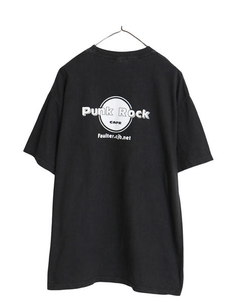 00sフォルター 両面 プリント Tシャツ メンズ L / オールド 当時物 バンド パンク ハードロック ロゴ パロディ ヘビーウェイト ヘインズ 黒