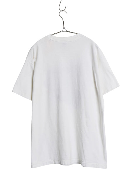 90s USA製 ★ エクセル 企業物 アート ロゴ プリント Tシャツ メンズ XL / 古着 オールド 当時物 企業物 グラフィック シングルステッチ 白