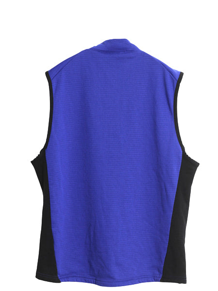 00s USA製 パタゴニア R1 フラッシュ プルオーバー ベスト メンズ M 古着 00年製 オールド レギュレーター ストレッチ 裏 フリース 重ね着