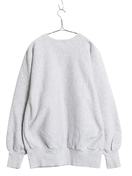 00s チャンピオン リバースウィーブ スウェット メンズ XL / オールド 目無し 裏起毛 トレーナー 無地 大きいサイズ 霜降りグレー シンプル