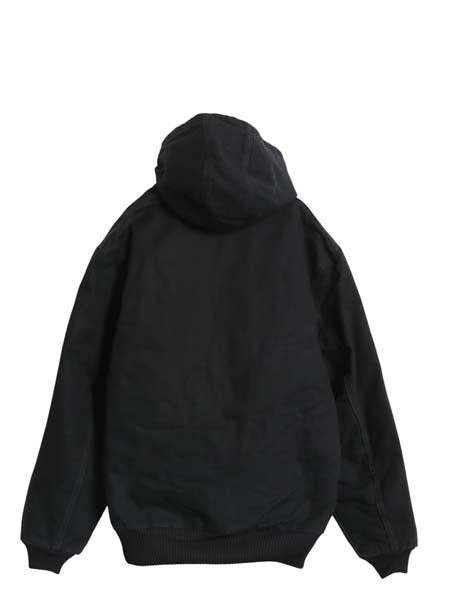 US企画 カーハート アクティブ ジャケット メンズ L / ダック フード パーカー 中綿 キルティング ライナー ブルゾン ジャンパー ブラック